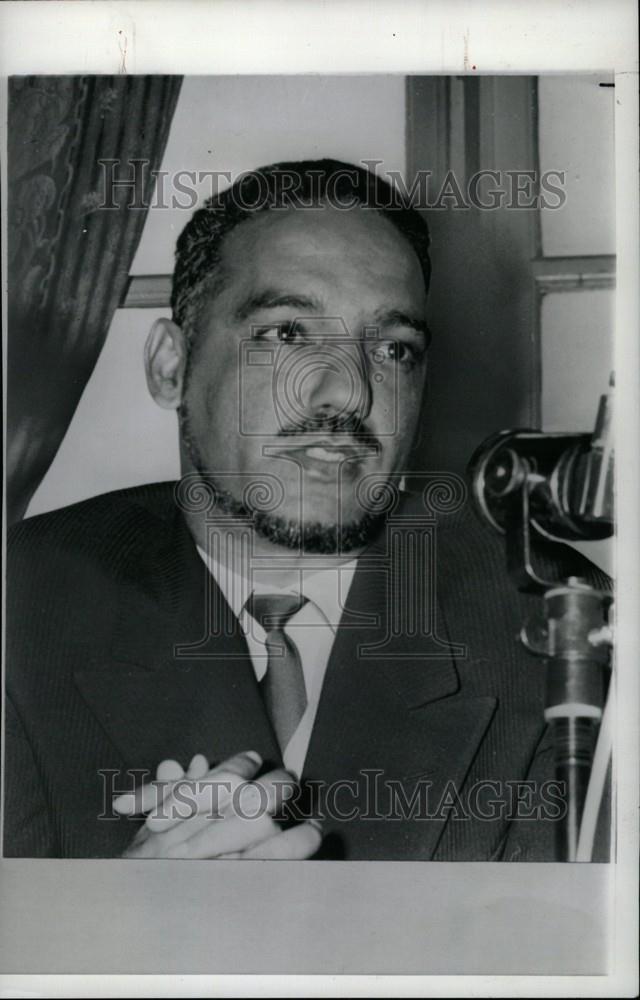 1960 Press Photo Moktar Ould Daddah Mauritania France - Historic Images