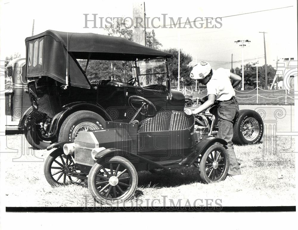 1982 Press Photo Michigan State Fairgrounds Street Rod - Historic Images