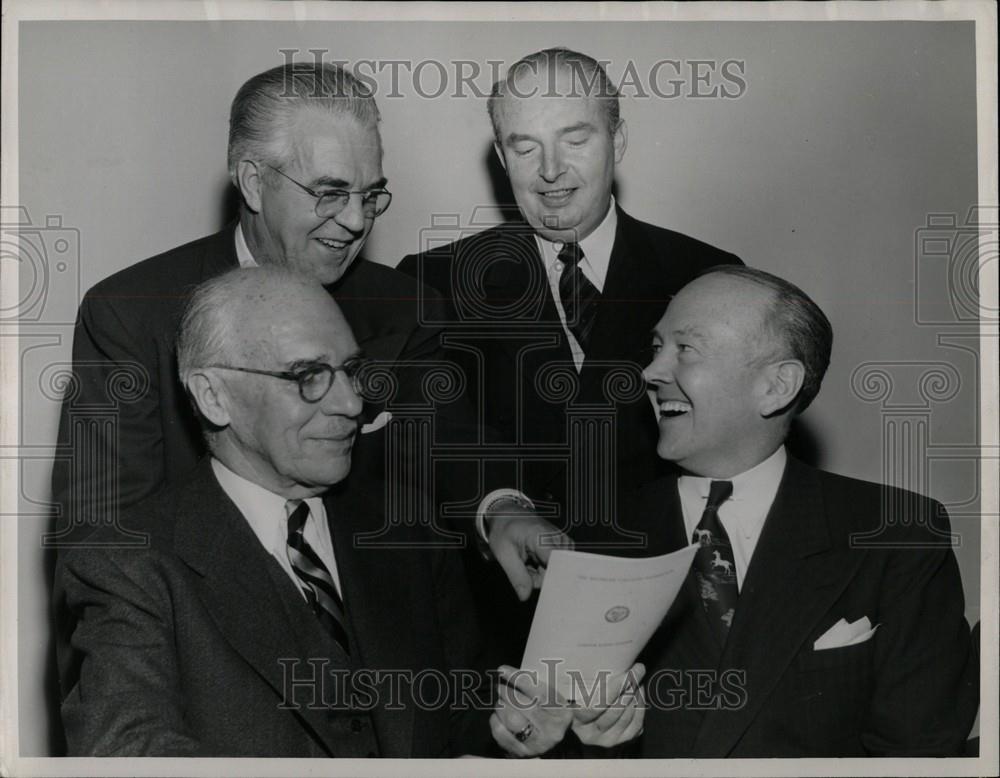 1952 Press Photo Michigan Coeleys Foundation - Historic Images