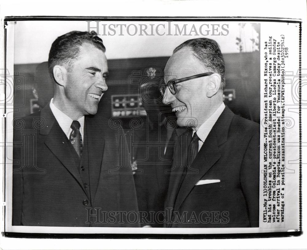 1958 Press Photo Richard M.Nixon republican Leader 36th - Historic Images