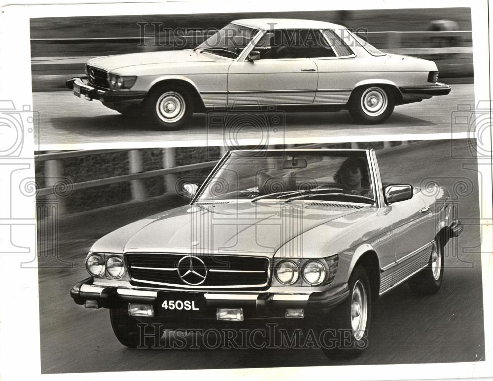 1986 Press Photo Mercedes Benz Automobiles Maker German - Historic Images