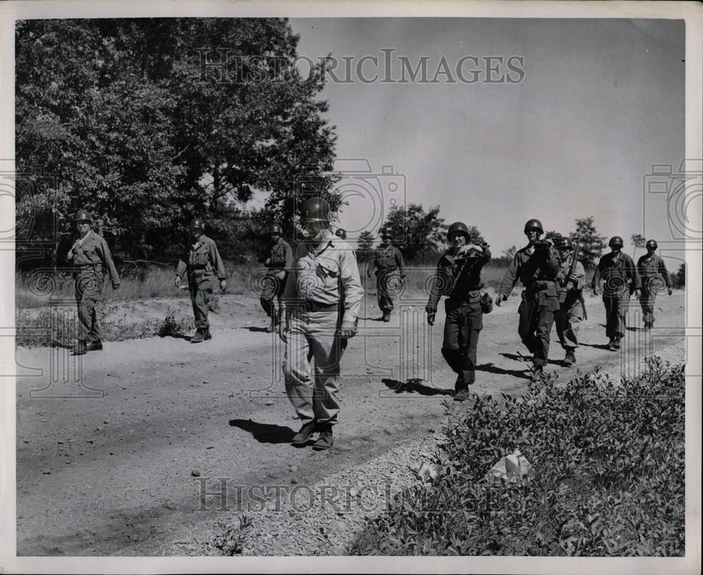 1950 Press Photo Michigan National GuardMichigan - Historic Images