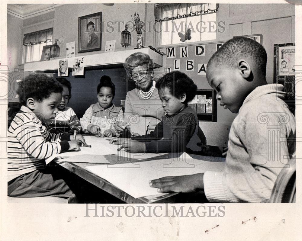 1973 Press Photo Mrs. Mattie Brown - Historic Images