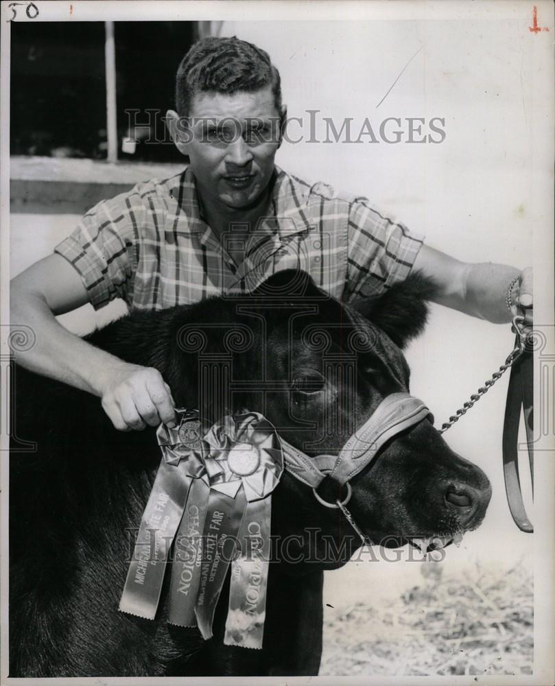 1960 Press Photo John Sheridan Mr. Mahogany - Historic Images