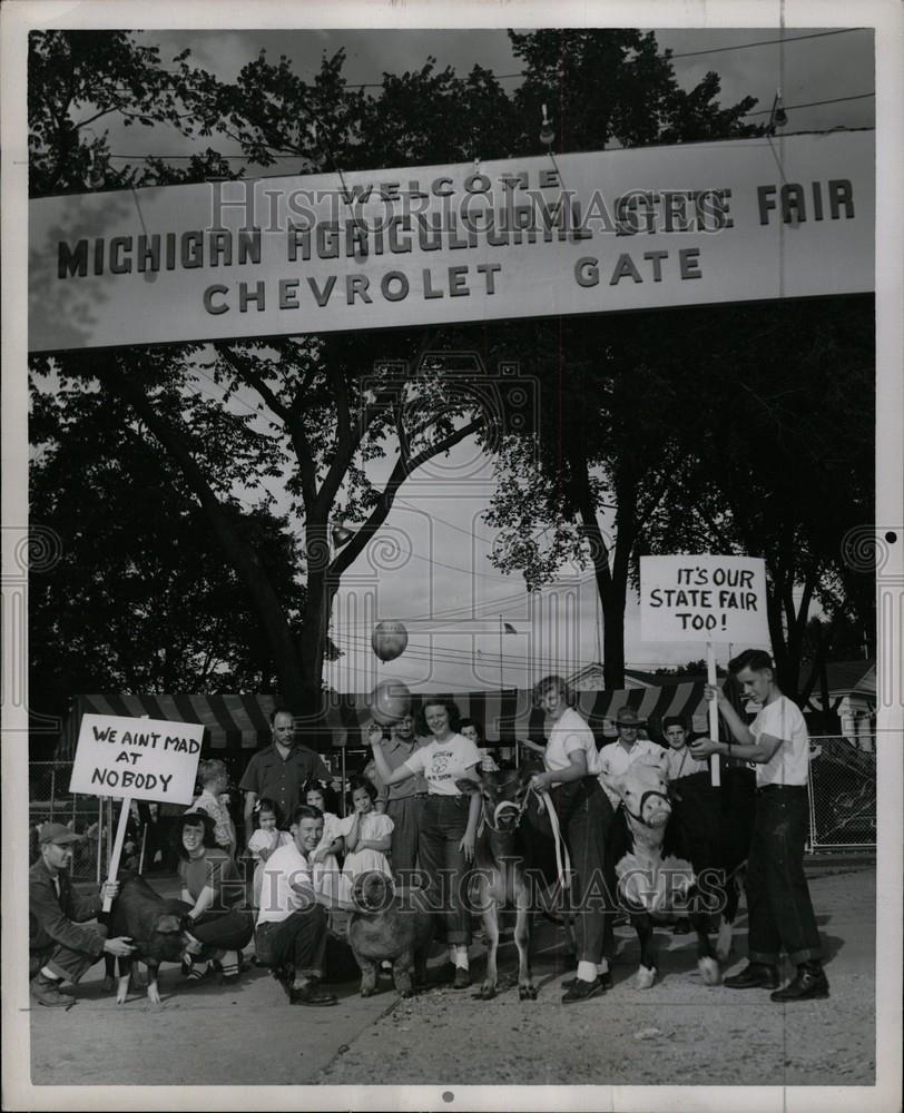 1953 Press Photo Much state fair - Historic Images