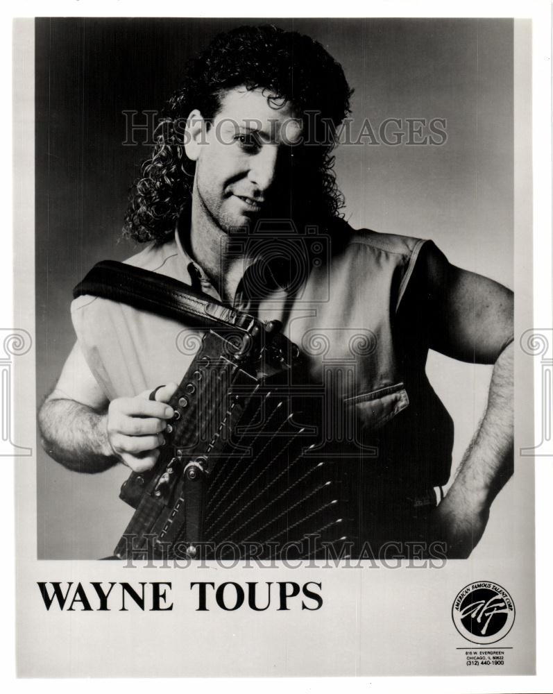 1993 Press Photo Wayne Toups Singer - Historic Images