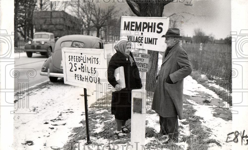 1941 Press Photo memphis village michigan 1941 - Historic Images