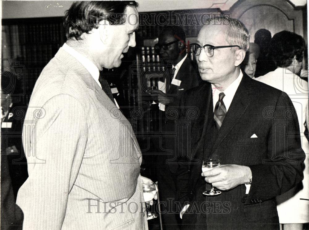 1970 Press Photo U Thant Royal Commonwealth Luncheon - Historic Images