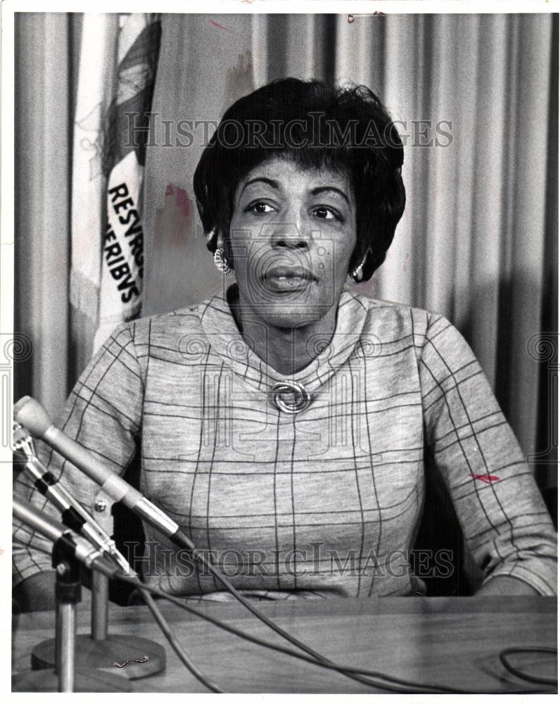 1971 Press Photo georgia brown poverty - Historic Images