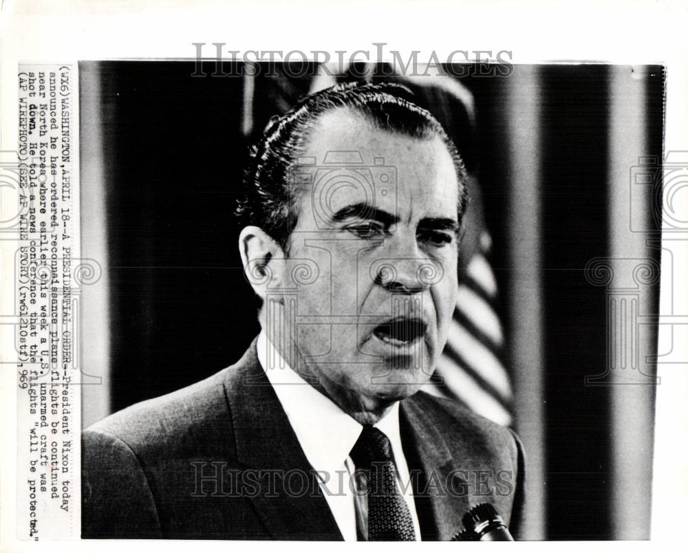 1969 Press Photo President Nixon reconnaissance plane - Historic Images