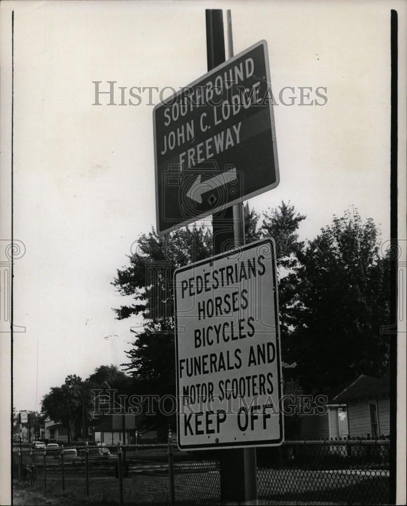 1965 Press Photo Lodge Freeway - Historic Images