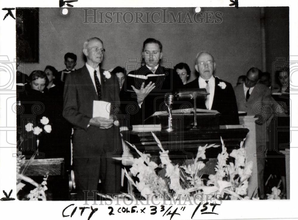 1958 Press Photo Methodist Church marks 100th year - Historic Images