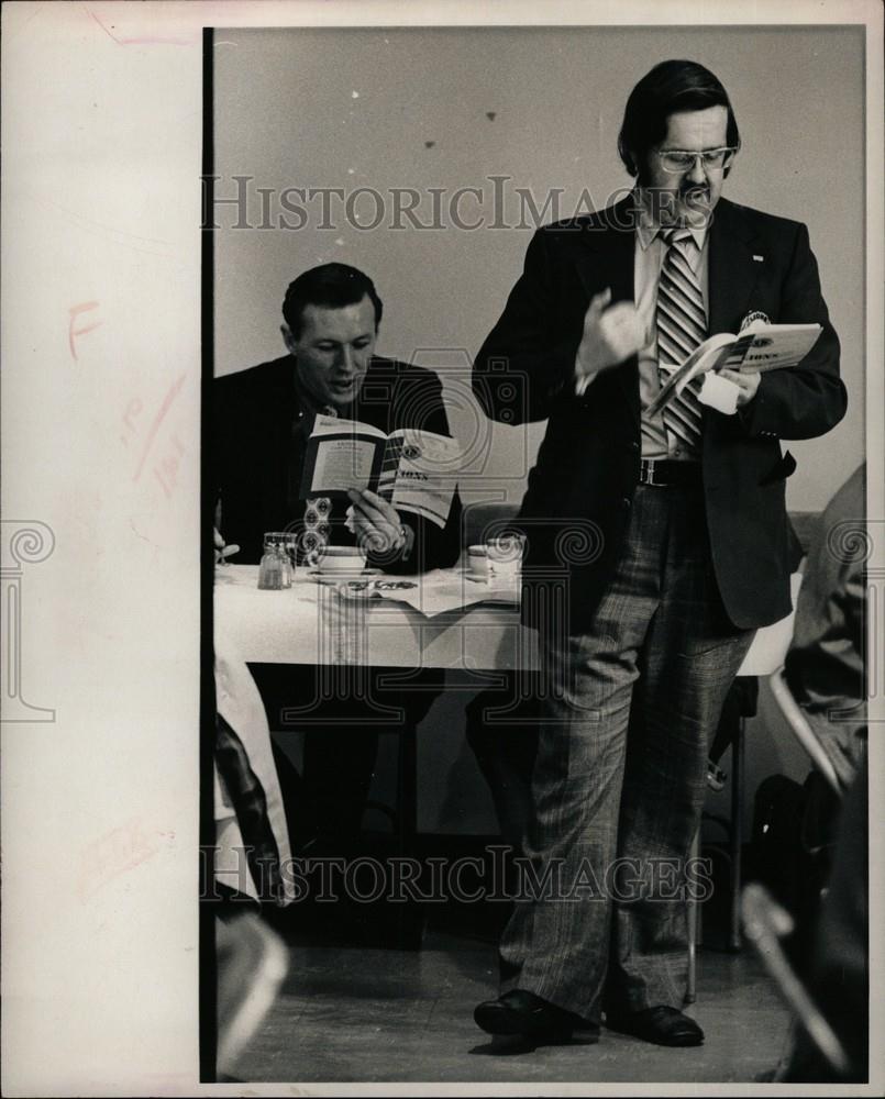 1973 Press Photo Lions Club - Historic Images