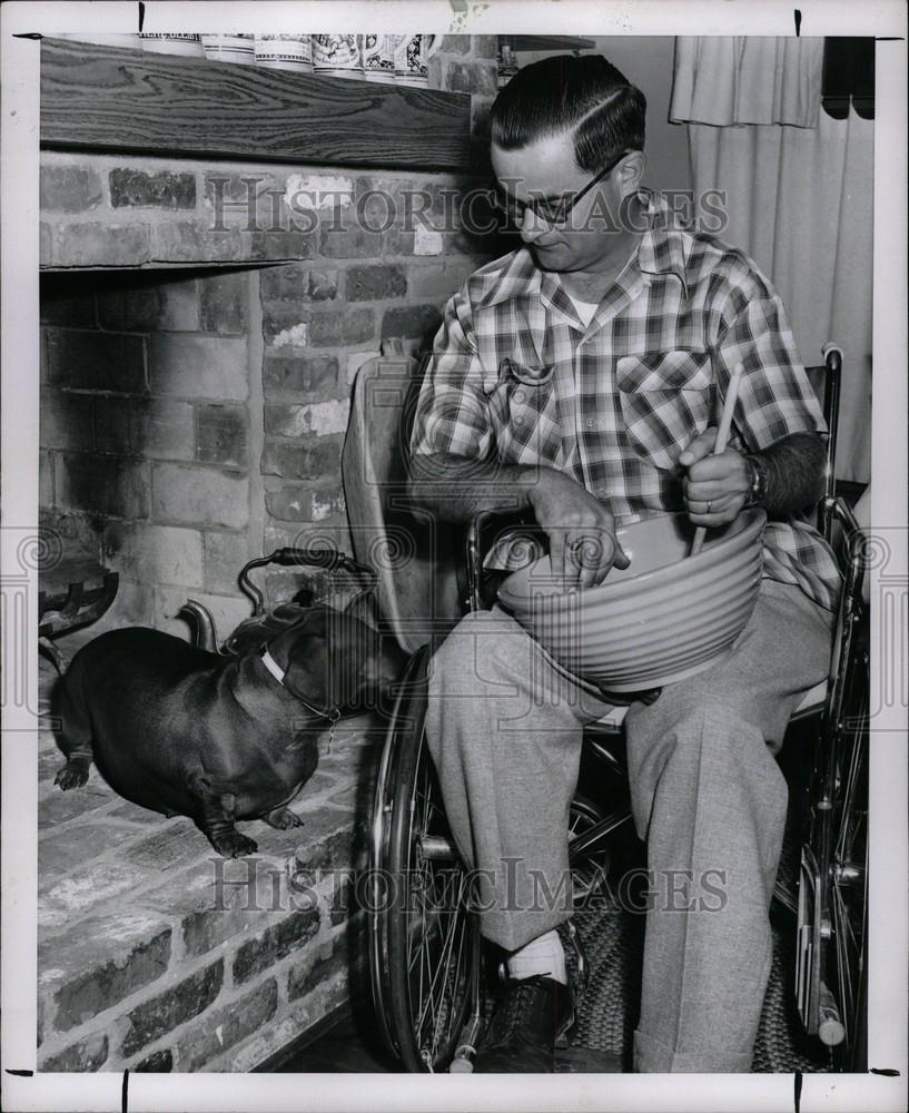 1956 Press Photo Harry Allen ,Jr. Mich State Fair - Historic Images