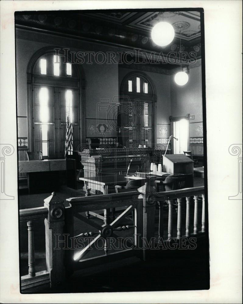 1981 Press Photo Livingston County Courthouse - Historic Images