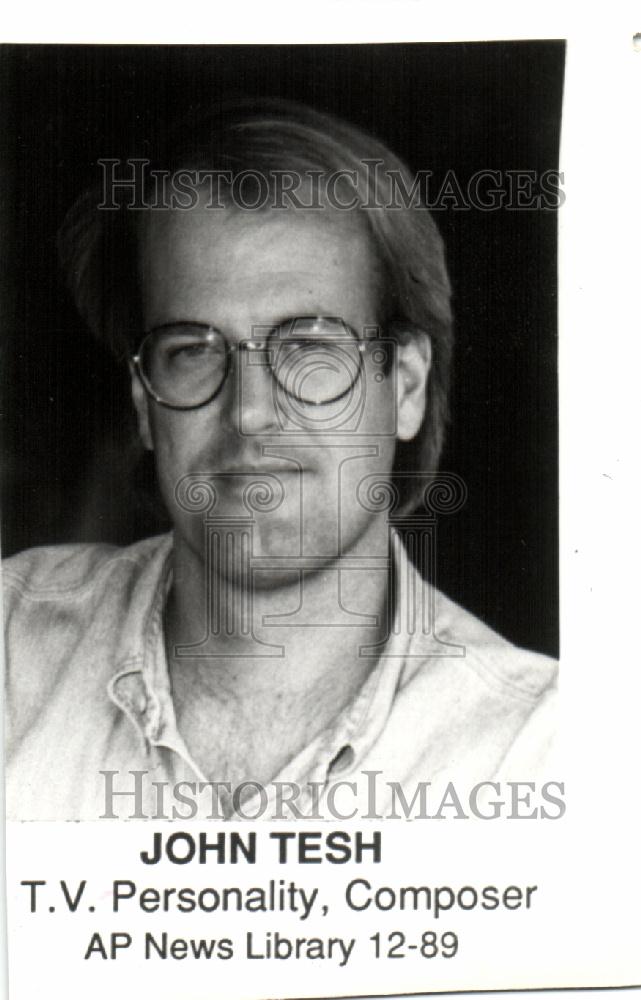 1990 Press Photo John Tesh TV Personality composer pop - Historic Images