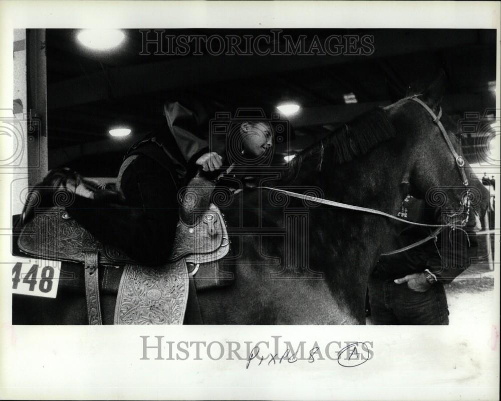 1993 Press Photo Black Horsemen Association Mason rodeo - Historic Images