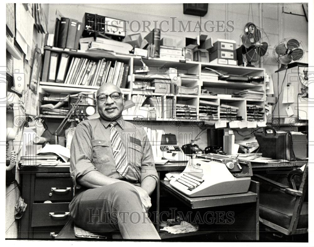 1981 Press Photo Ulysses Brown - Historic Images