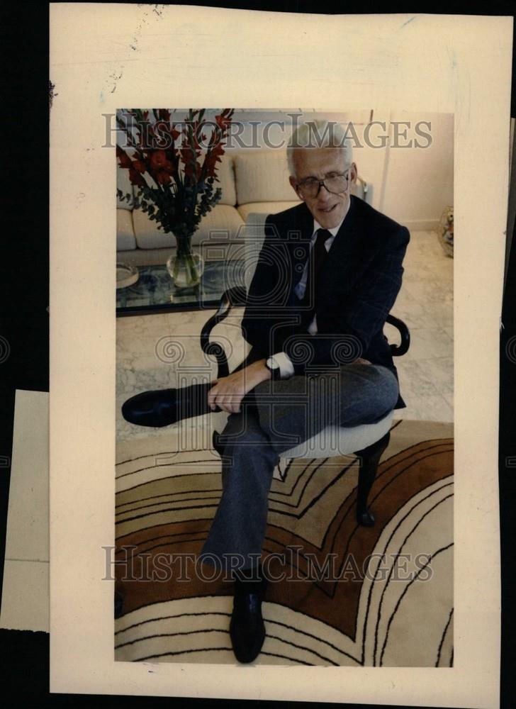 1987 Press Photo W.B.Doner,advertising agency,founder - Historic Images