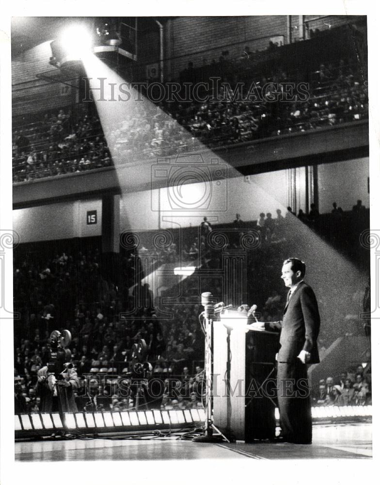 1961 Press Photo Richard M. Nixon President  U.S. - Historic Images