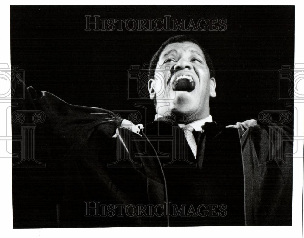 1987 Press Photo Johnny Brown Good Times actor singer - Historic Images