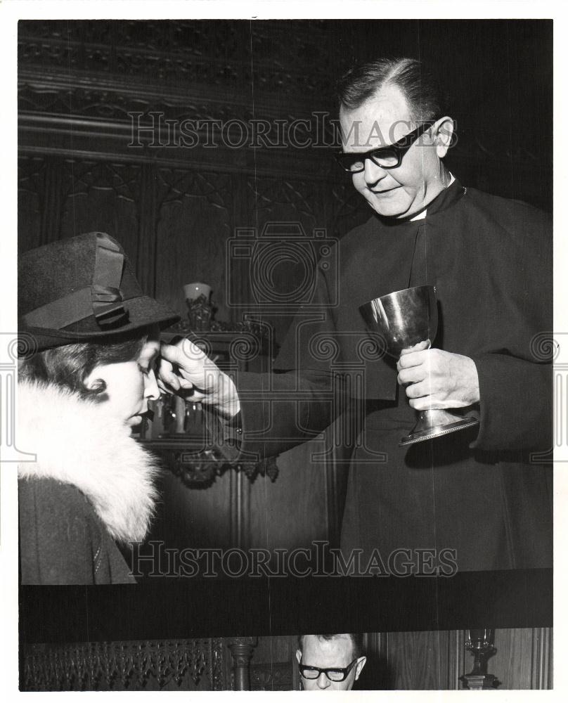 1965 Press Photo Zion Lutheran Church Lent - Historic Images