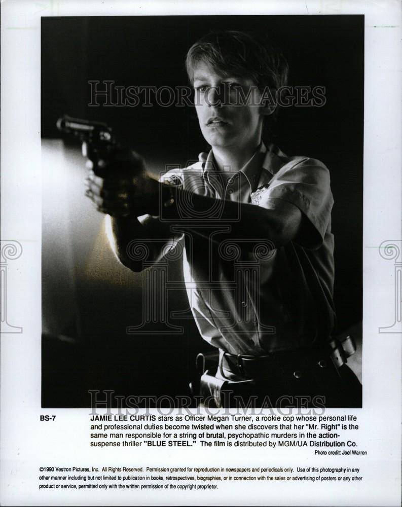 1990 Press Photo Jamie Lee Curtis - Historic Images