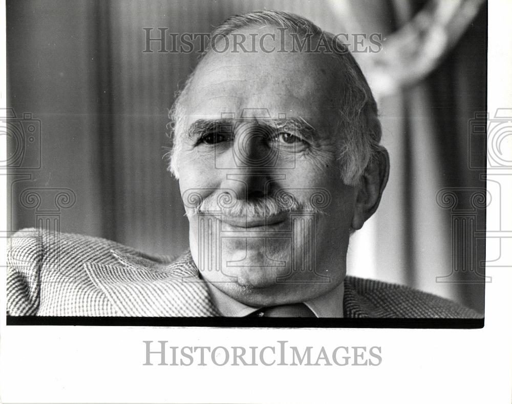 1980 Press Photo David Brown Producer Jaws Island - Historic Images