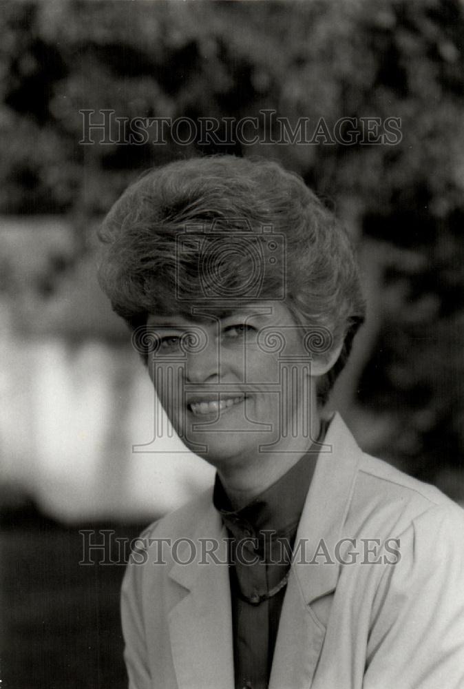 1990 Press Photo Sandra Teague Democratic Commissioner - Historic Images