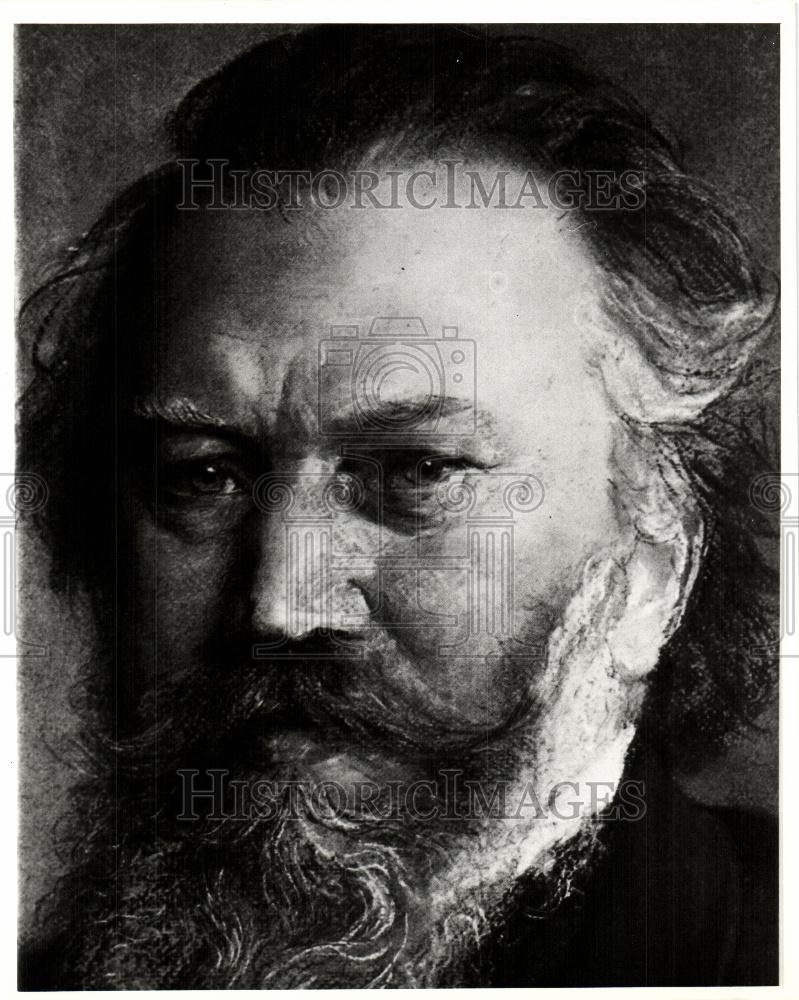 1980 Press Photo Johannes Brahms classical composer - Historic Images