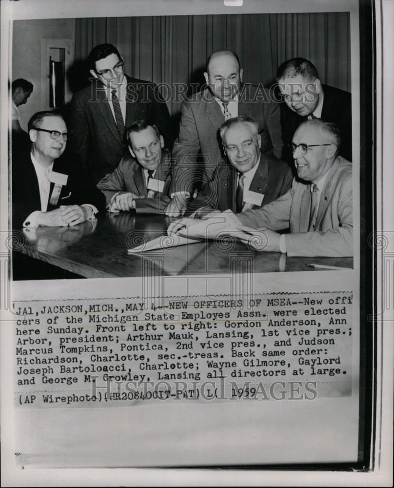 1959 Press Photo Michigan Gordon Anderson Ann Arbor - Historic Images