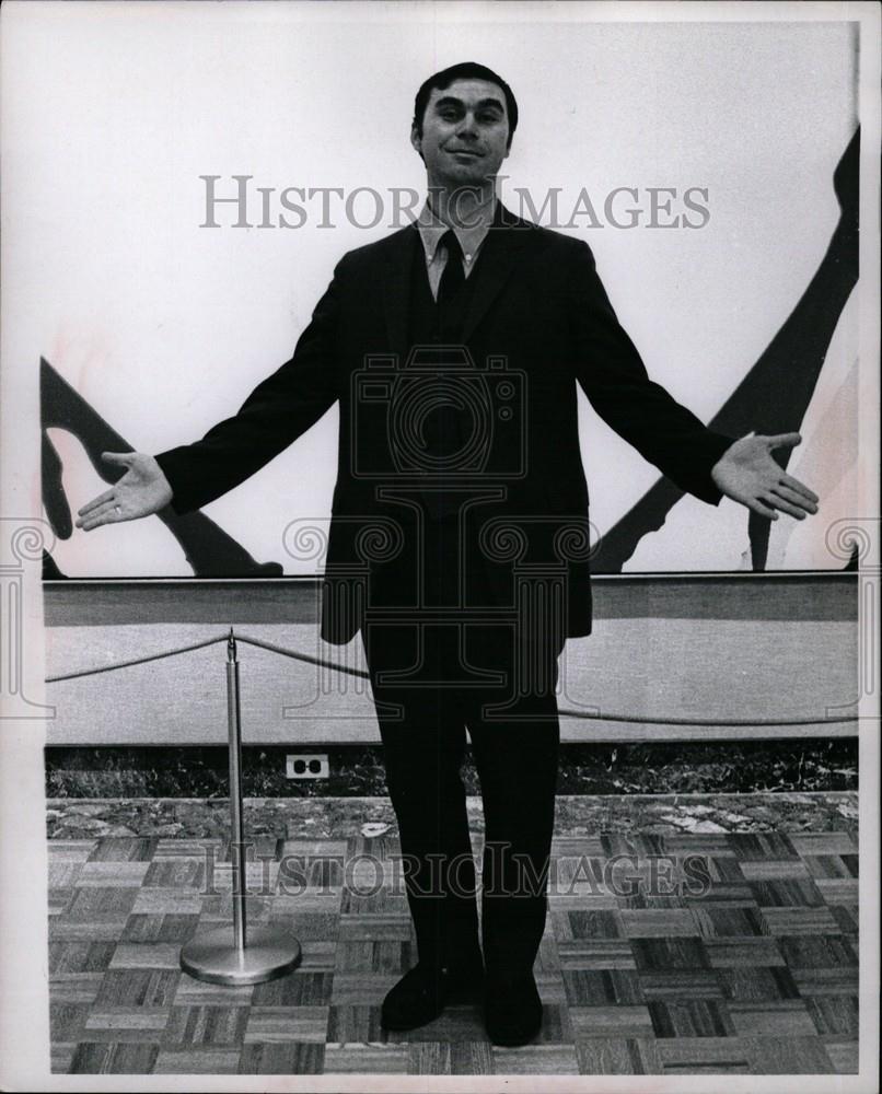 1969 Press Photo Michigan Artist Show - Historic Images