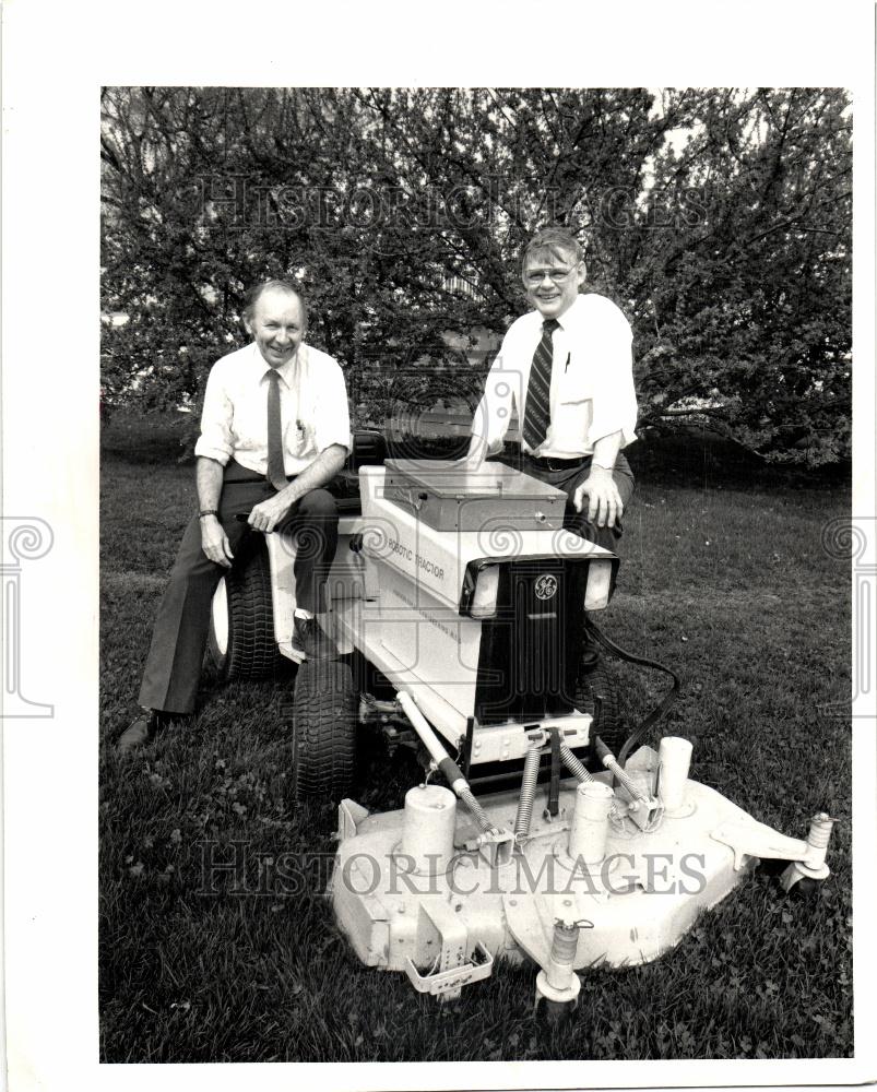 1987 Press Photo John Gerrish Truman Surbrook MSU - Historic Images