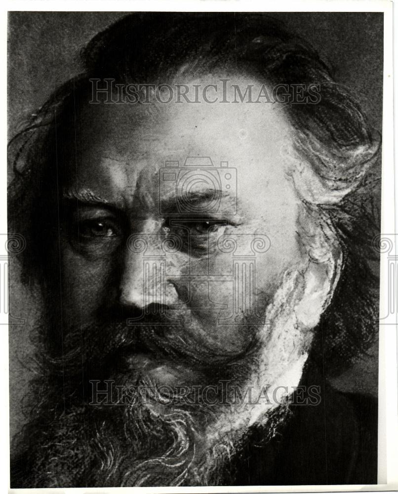 1960 Press Photo Johannes Brahms Musician - Historic Images