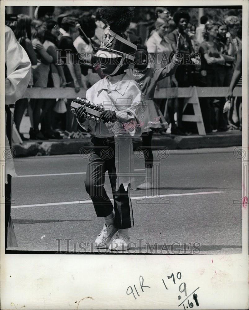 1972 Press Photo fair michigan state parade band march - Historic Images