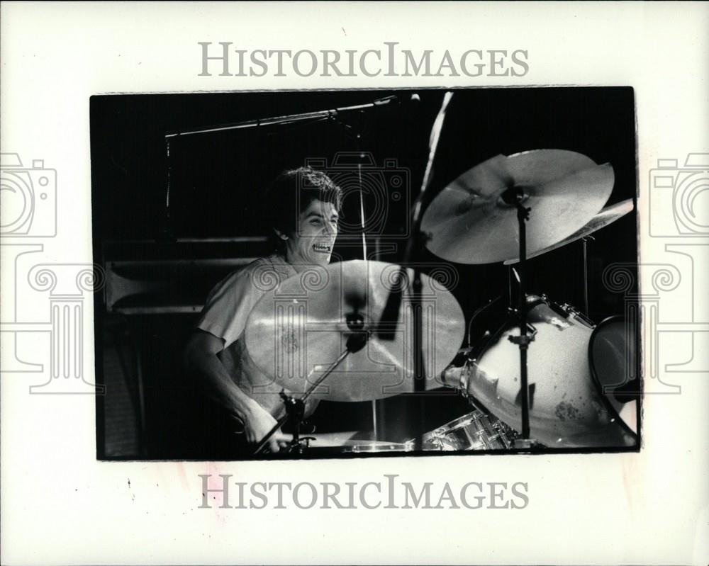 1981 Press Photo John Sarkisian,Drummer - Historic Images