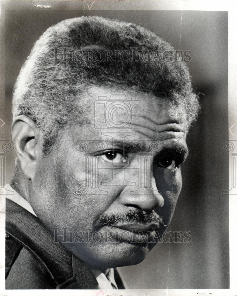 1971 Press Photo Ossie Davis, The Sheriff - Historic Images