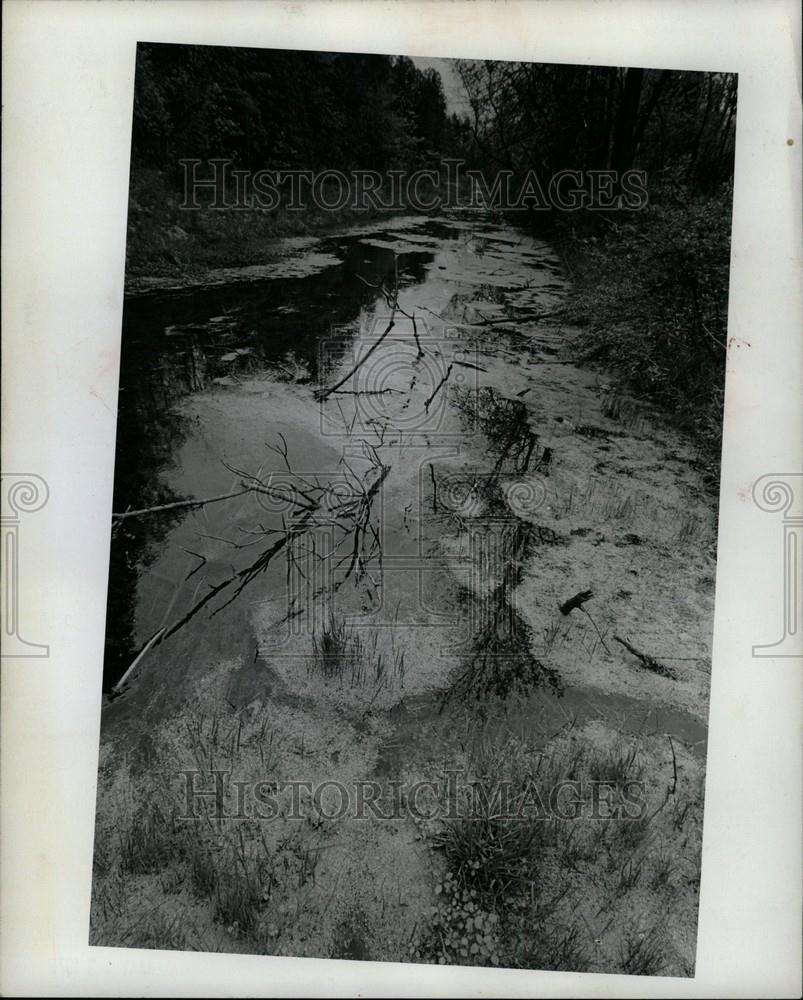 1973 Press Photo michigan canal chicago river illinois - Historic Images