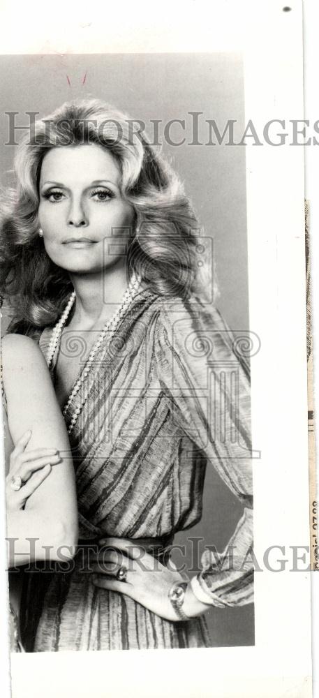 1982 Press Photo Constance Towers actress singer TV - Historic Images