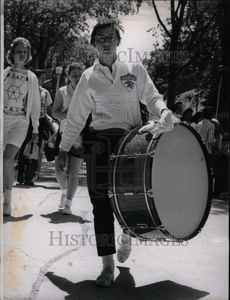 1959 Press Photo Michigan High School Band - Historic Images