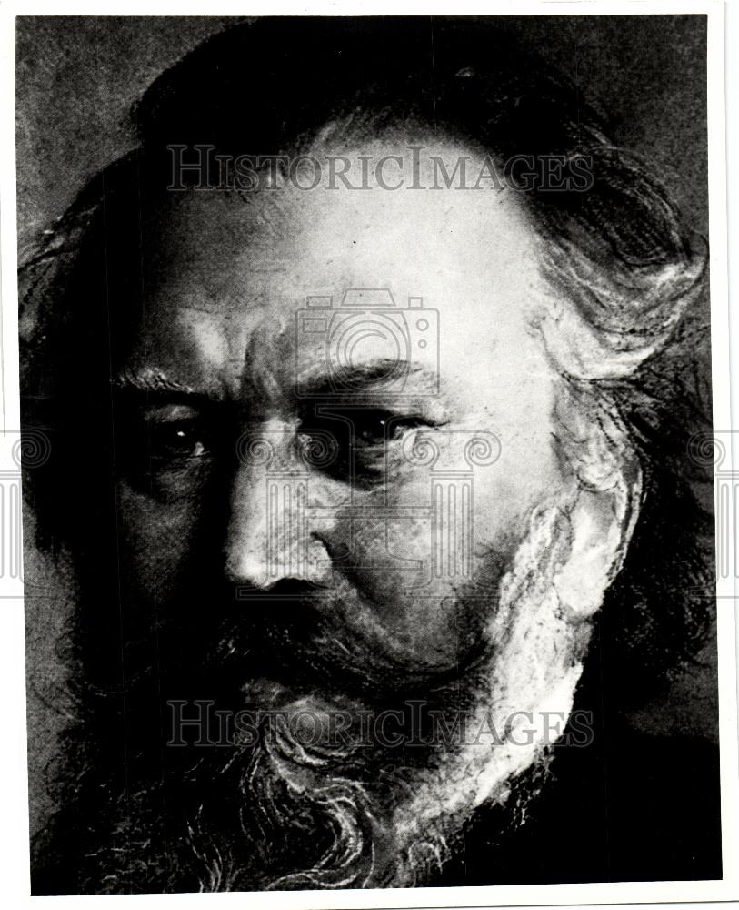 1980 Press Photo Johannes Brahms German composer music - Historic Images