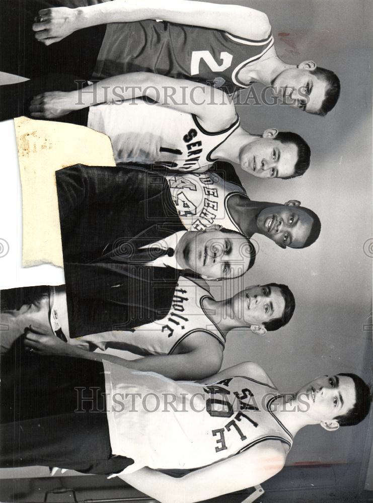 1965 Press Photo Tom Tramsk DeLaSalle Catholic League - Historic Images