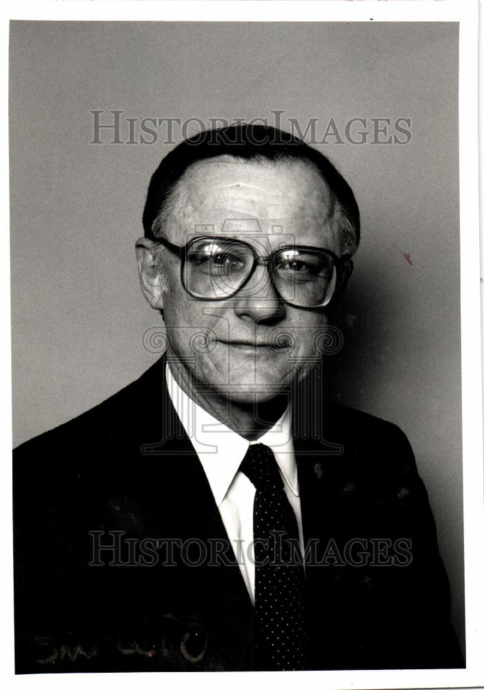 1986 Press Photo Arthur Nitzsche President - Historic Images