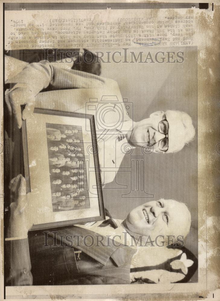 1974 Press Photo Townsend indianapoLis pose a1935 photo - Historic Images