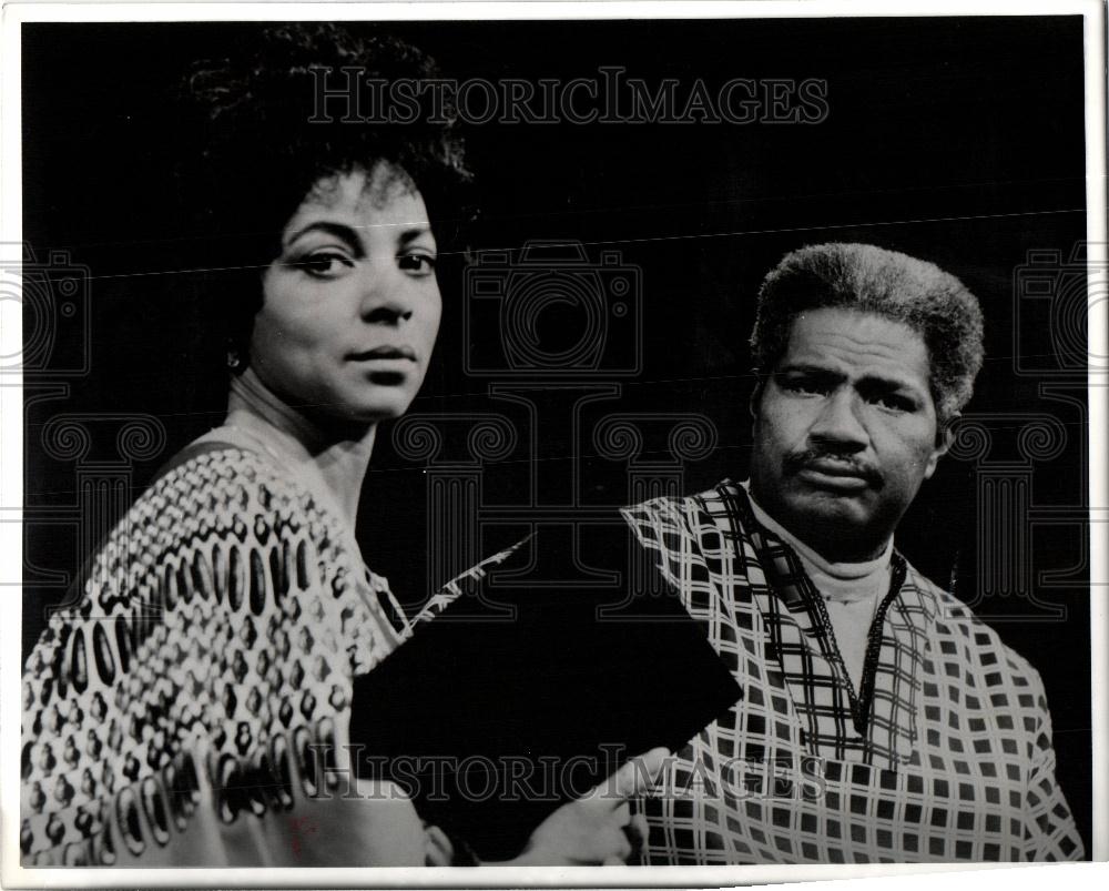 1976 Press Photo Ruby Dee Ossie Davis The Scalphunters - Historic Images