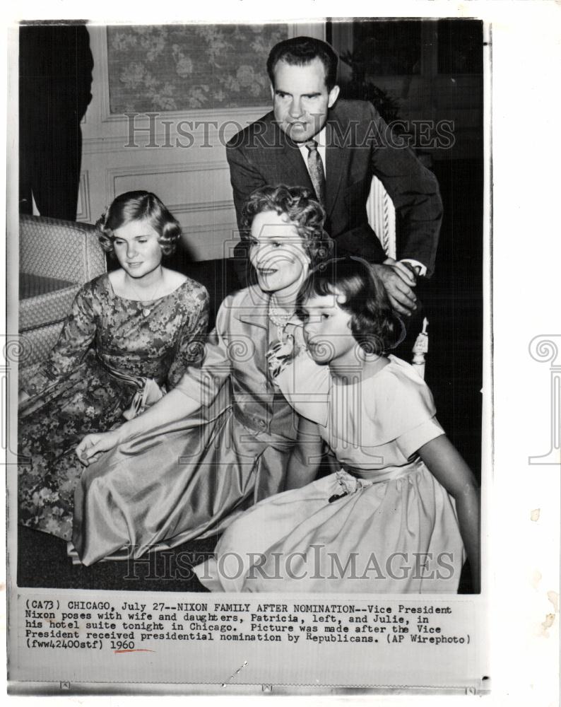 Press Photo Nixon Patricia Julie nomination - Historic Images