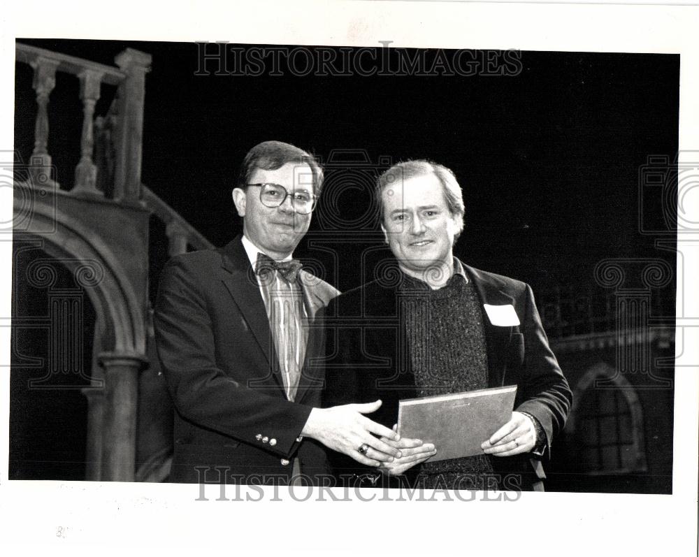 1989 Press Photo Steve Brady Hilberry theatre actor - Historic Images