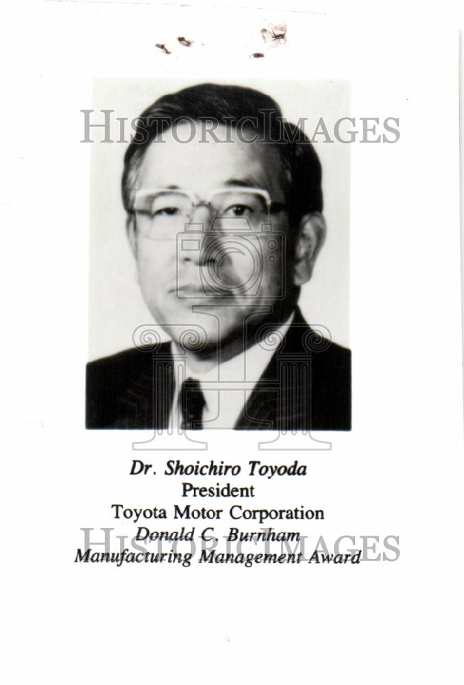 1988 Press Photo Dr. Shoichiro Toyado Toyoto - Historic Images