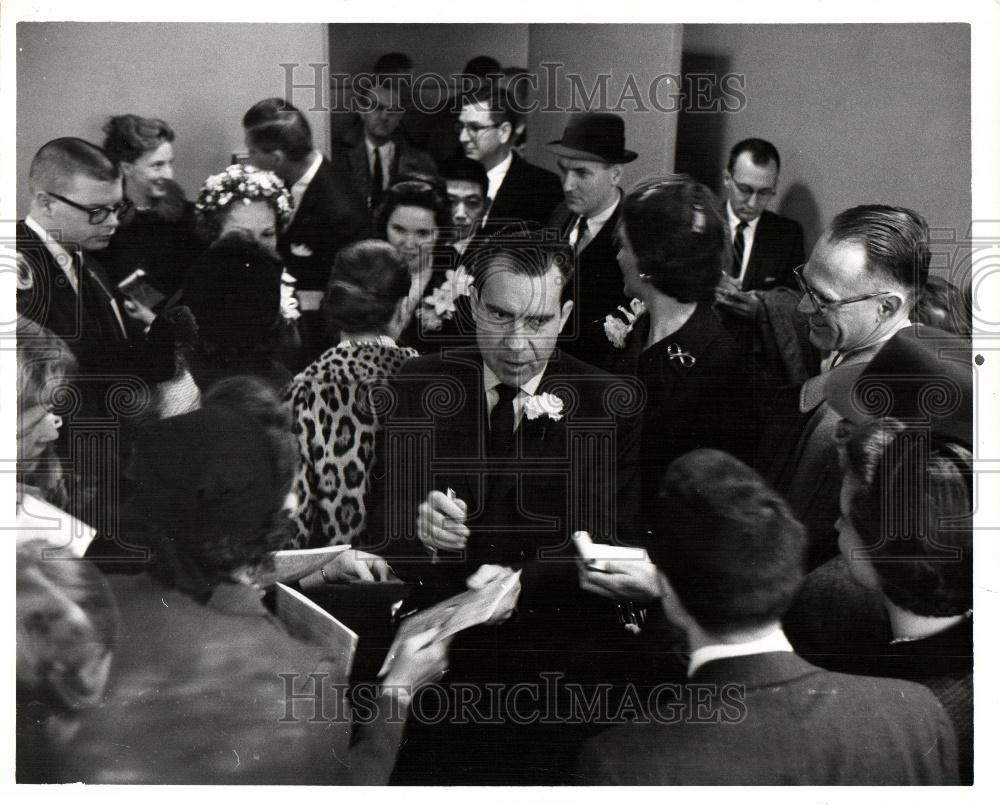 Press Photo Richard Nixon 37th President - Historic Images