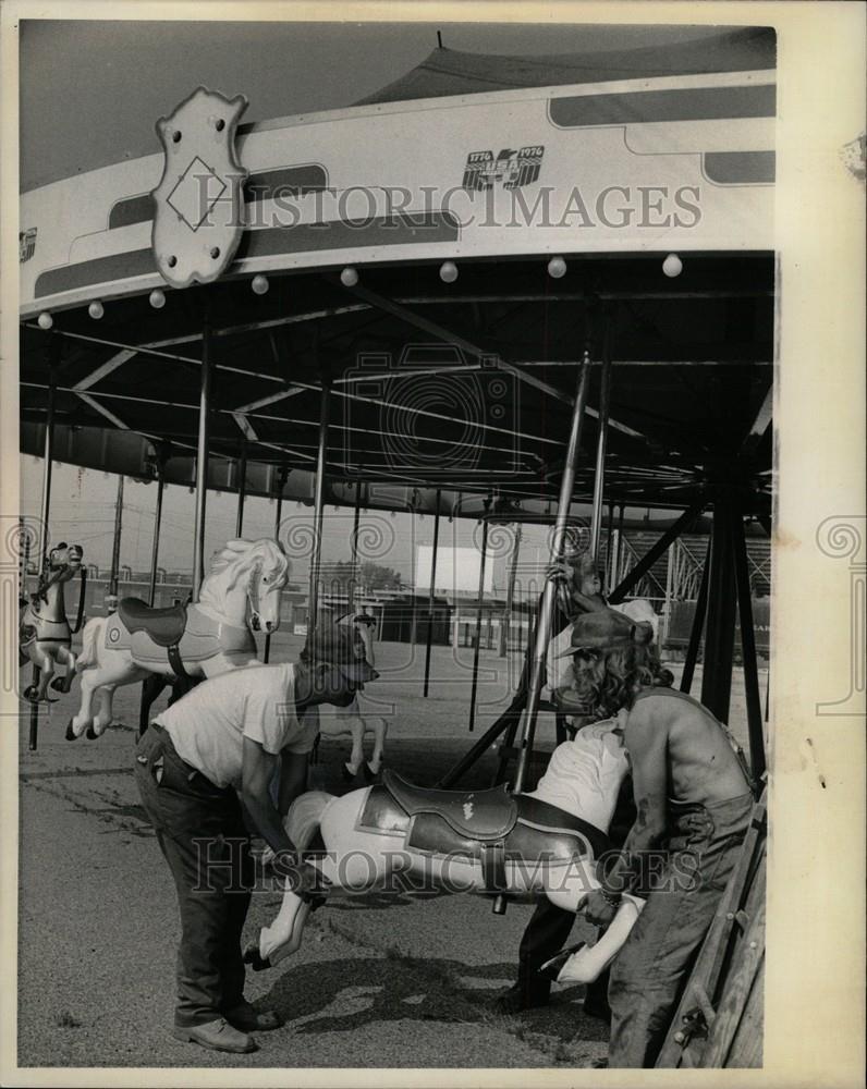 1976 Press Photo Michigan State Fair 75-76 - Historic Images